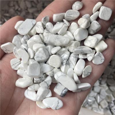 China Natural China Howlite Quartz Crystals Healing Stones Gravel Tumbled Stone Decoration For Home 100G for sale