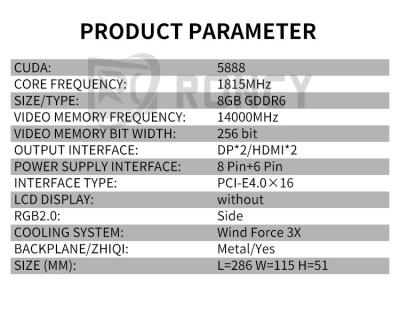 China Workstation GIGAOCTET RTX 3070 super rtx 3070 gpu card super 8gb graphics card pc for sale