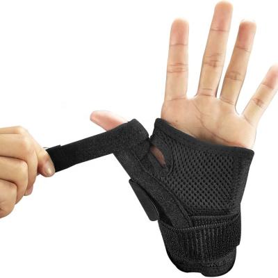 China Factory direct reversible popular design adjustable elasticity wrist brace hand thumb splint for finger joint for sale