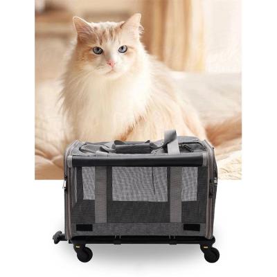 China Factory direct sale good quality breathable airline approved soft sided portable travel pet carrier for small animals for sale