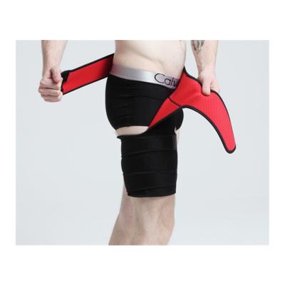 China Breathable Slimming Thigh Compression Protector Adjustable Elasticity Neoprene Thigh Trainer Support Latest Factory Direct Sales Thigh Protector for sale