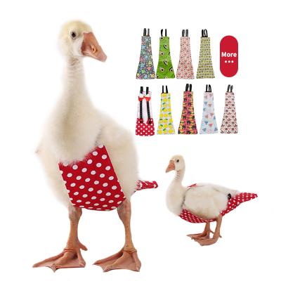 China Viable Styles Colors Optional Duckling Clothes Pants Washable Reusable Pet Duck Diaper for sale