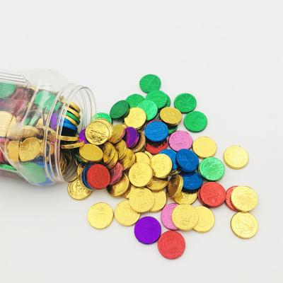 China Wholesale Custom Chocolate Milk Chocolate Colorful Coin Piece for sale