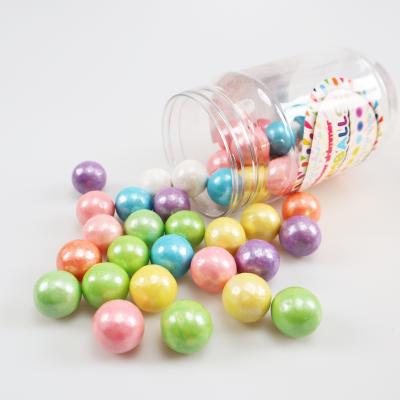 China Wholesale Custom Ball Shape Colorful Bubble Gum Per Month 200 Tons for sale