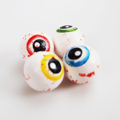 China Custom Colorful Halloween Candy Funny Eye Bubble Gum Per Month 200 Tons for sale