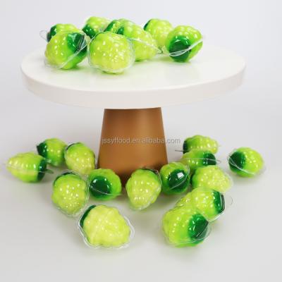 China Custom Halal Grape Sweet Fresh Flavor Candy Fruit Gummy Candy Per Month 200 Tons for sale