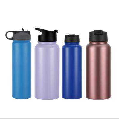 China Viable Custom Hydraulic Sport Bottle Double Wall Vacuum Flask Stainless Steel Insulated Water Bottle 18OZ for sale