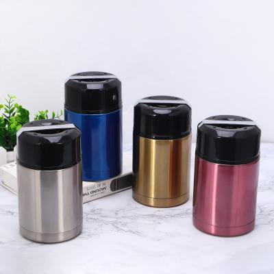 China Amazon Hot Sale 1000ML Double Wall Stainless Steel Vacuum Food Flask PORTABLE Food Lunch for sale