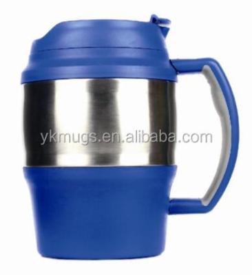 China Viable inner and 22OZ stainless steel bubba plastic outer mugs, beer mug, tumbler, plastic bubba mug. for sale