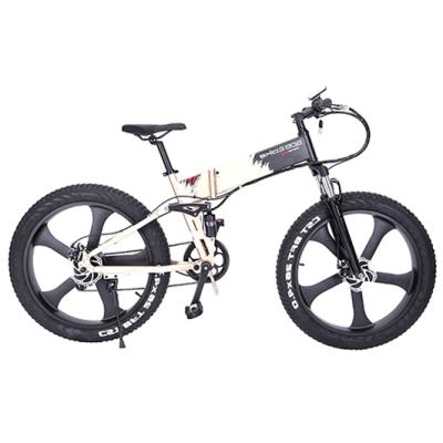 China Aluminum alloy 500Wmotor 10AH 48V 26*4.0' fat tires 7speed moutain ebike for sale