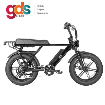 China Aluminum Alloy GDS Ebike M050 Fat Bike High Quality Custom Electric Bike Fat Road Other Electric Bike Vintage for sale