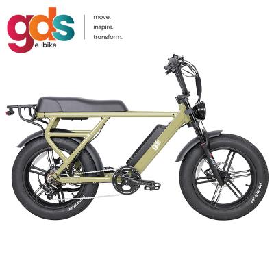 China Aluminum alloy GDS Ebike M050 super fat tire electric bike 73 bici bike electric-man bike M050 for sale