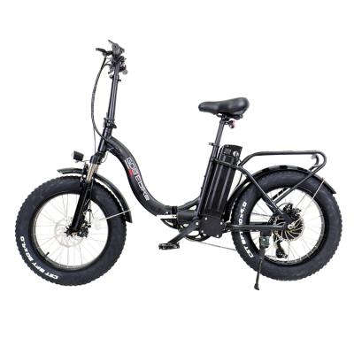 China High Quality Aluminum Alloy Ebike Fat Tire Foldable Cycle 20 Inch Fat Tire Aluminum Foldable Bicycle 36v 350w Adult Cycle Electric Bike for sale