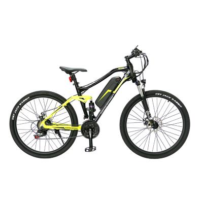 China Aluminum Alloy GDS EBIKE Full Suspension Mountain Bike Electric Mountain Ebike Road Bike Adult Fast Gravel Electric Bike for sale