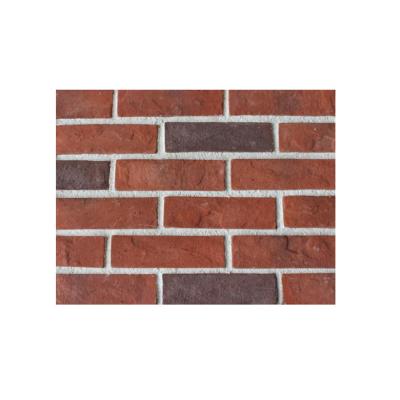 China Traditional Antique Colorful Pillar Old Artificial Stone Corner Panel Garden Wall Landscape Veneer Veneer Brick Handmade Red Brick Panels Real for sale