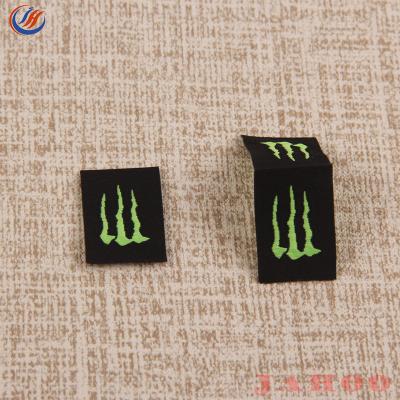 China Sustainable Custom High Quality Ply Woven Cloth Labels For Hat And Shoes for sale