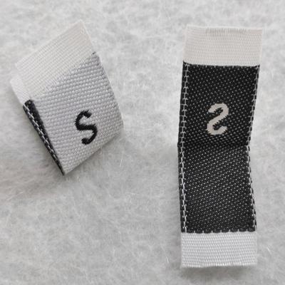 China Sustainable Custom Size Woven Cotton Label For Garment for sale