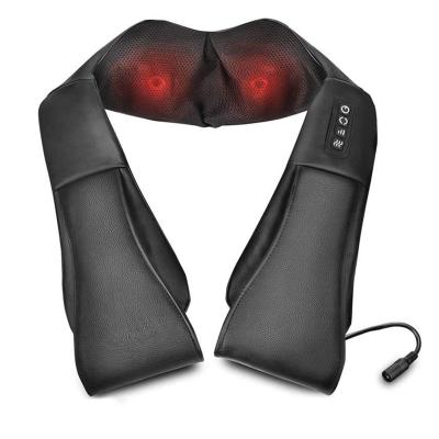 China 2022New Design Body Neck and Shoulder Massager with Shiatsu Heat Knead Blood Circulation Relax Muscle Full Body Massager for sale