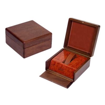 China Handmade Wholesale High Quality Vintage Wooden Watch Box With Glass Display for sale