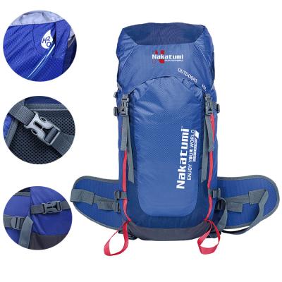 China Nakatumi Adjustable Chest Belt Increasing Climbing Backpack Outdoor Mountaineering Bag Trekking Backpack 45 Liter for sale