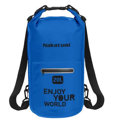 China Outdoor Camping Hiking Bag 20L PVC Mountaineering Travel Backpack Waterproof Outdoor Gym Sport Waterproof Bag For Men Waterproof for sale