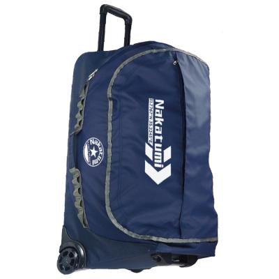 China Wholesale Blue Fashion Nakatumi Travel Bag 80L Fashion Trolley Bag Waterproof Gym Bag Traveling With Wheel for sale