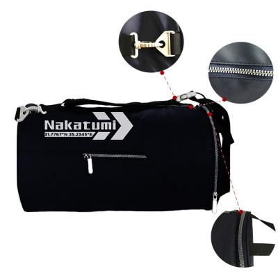 China Custom Fashion Nakatumi Travel Duffle Bag Polyester Waterproof Duffel Bag Water Resistant Travel Duffel Bag for sale