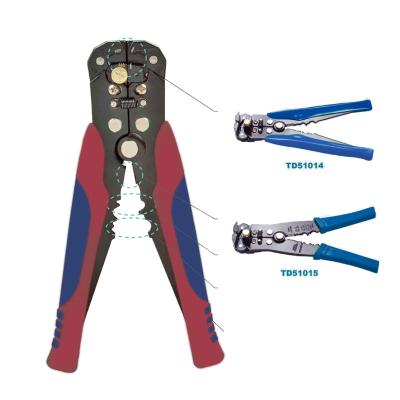 China Cutting A.W.G. Blade Pliers 0.2-6mm2 Multifunctional Automatic Steel Cutter Pliers Pliers Wire Stripper Tool 24-10 CR12Mov for sale