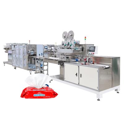 중국 2022 New Model Factory Automatic Wet Wipe Packing Machine 판매용