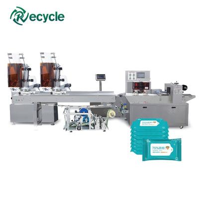 중국 1-10 Pcs/Bag Wet Wipe Machine Packaging Machine Wet Wipes Machine 판매용