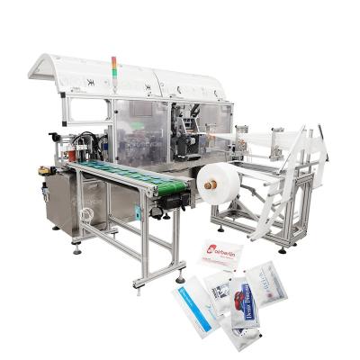 중국 Full Automatic Wet Wipe Machine Single Pack Wet Wipes Machine 판매용