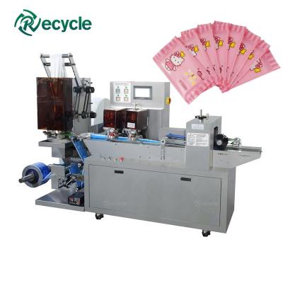 중국 Automatic Wet Wipe Machine Tissue Alcohol Swab Wet Napkin Making Machine 판매용