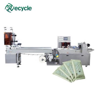 중국 Small Bag Wet Wipe Machine 1-10pcs/Pack Wet Wipes Manufacturing Machine 판매용