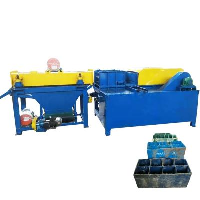 China Lead Acid Battery Recycling Machine Lead Separating Breaking zu verkaufen