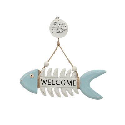 China MDF Guaranteed Unique Ocean Series Quality Design Wooden Decorative Pendant Home Decoration for sale