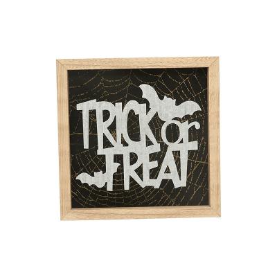 China Modern Wholesale Party Supplies Good Quality Wooden Halloween Hanging Decoration for sale