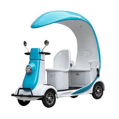 China Blue Scenic 3 Seater Mobility Scooter Park Sightseeing Car44 for sale