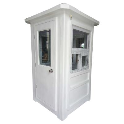 China Fiberglass Kiosk Portable Security Hut Outdoor Security Kiosk for sale