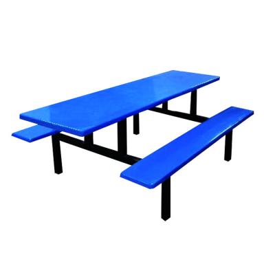 Chine Table à manger rectangulaire avec des jambes métalliques à vendre