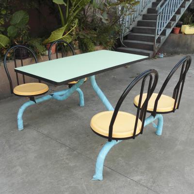 Chine Table à manger rectangulaire avec des jambes métalliques robustes à vendre