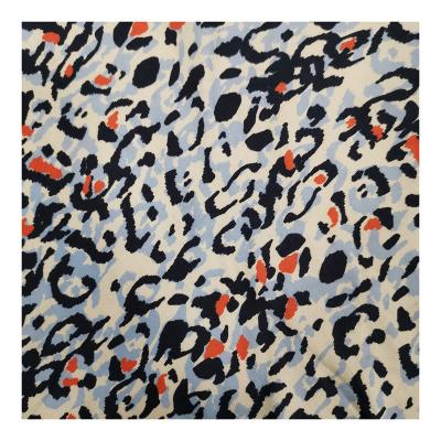 China High density rayon anti pill leopard soft-handfeeling design special widely used digital printed viscous fabric for blouses shirts for sale