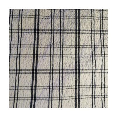 China New Design Anti Pill Sucker Plaid Yarn Dye Cotton Fabric For Women Clothing for sale