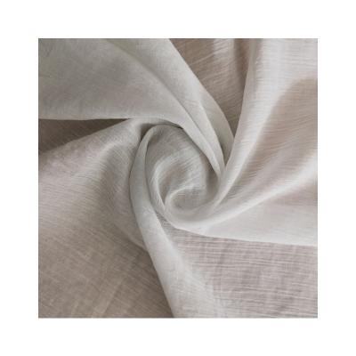 China 2021 Cotton 100 Ply Sustainable Good Quality Lightweight Gauze White Fabric For Clothing for sale