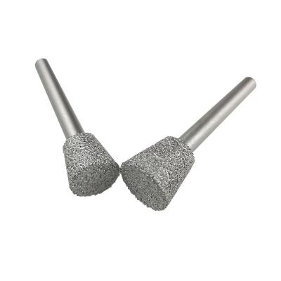 China Diamond Engraving Bits Vacuum Cutting Welded Stone Engraving Bit for sale