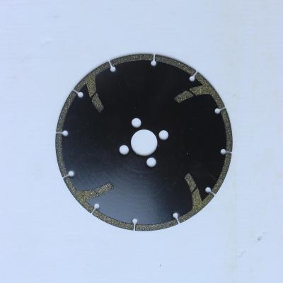 China Stone China Continuous Rim 125 150 180 230 Triangle Clad Disc For Smooth Cutting Marble for sale