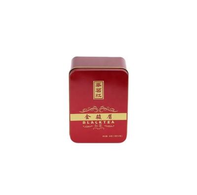 China Food Grade Packaging Fig Dry Tin Cans Candy Storage Containers Tin Cans Portable Metal Square Biscuits High Quality Recyclable for sale