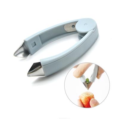 China Viable New Mill Cutter Digging Stainless Steel Kitchen Tools Tomato Pedicle Removing Device for sale