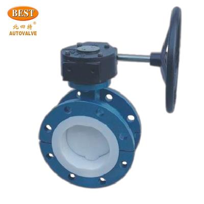 China General DF810-F4 F46 Series Carbon Steel, Stainless Steel F4 F46 Lining Butterfly Valve for sale