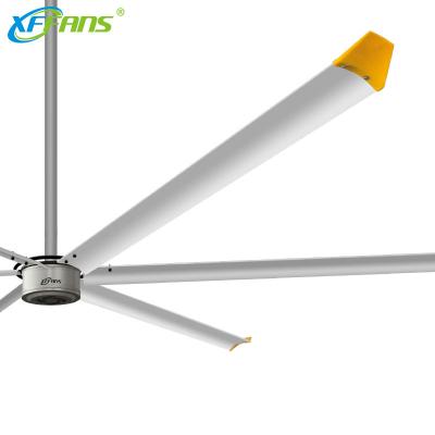 China Large Industrial Worshop Ceiling Fan With High Volume DC Motor Low Speed ​​Ventilation for sale