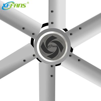 China Factory Supply Large Industrial Hvls Ceiling Fans With Permanent Magnet Design for sale